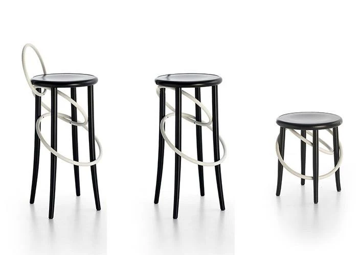 Cirque Two Tone Bentwood Stool by GTV - Image 34