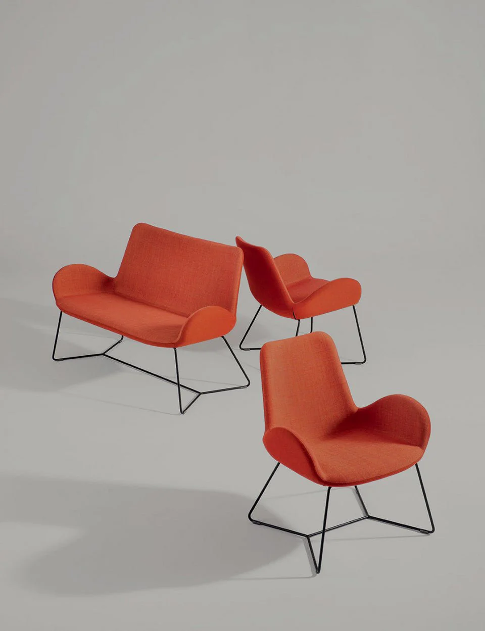 Dalia AP M TS Sled Base Lounge Chair by Midj - Image 2