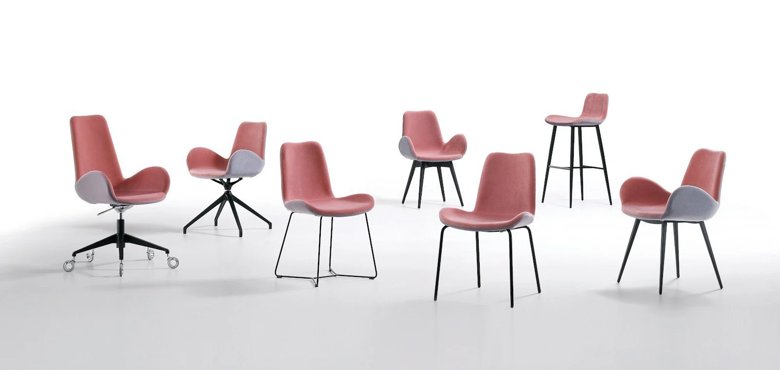 Dalia S M_T TS Sled Base Side Chair by Midj - Image 2