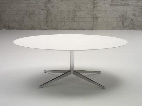 Florence Knoll 59" Round Table Desk - Image 2