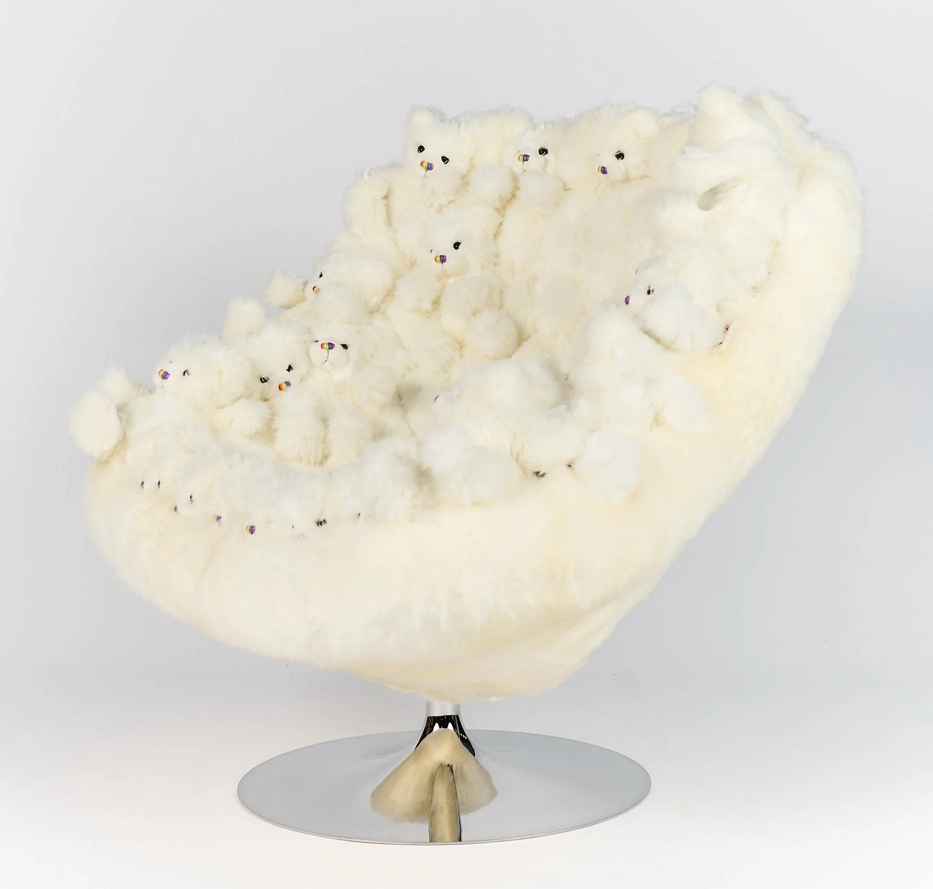 Gilbert Teddy Bear Lounge Chair by AP Collection - Image 6