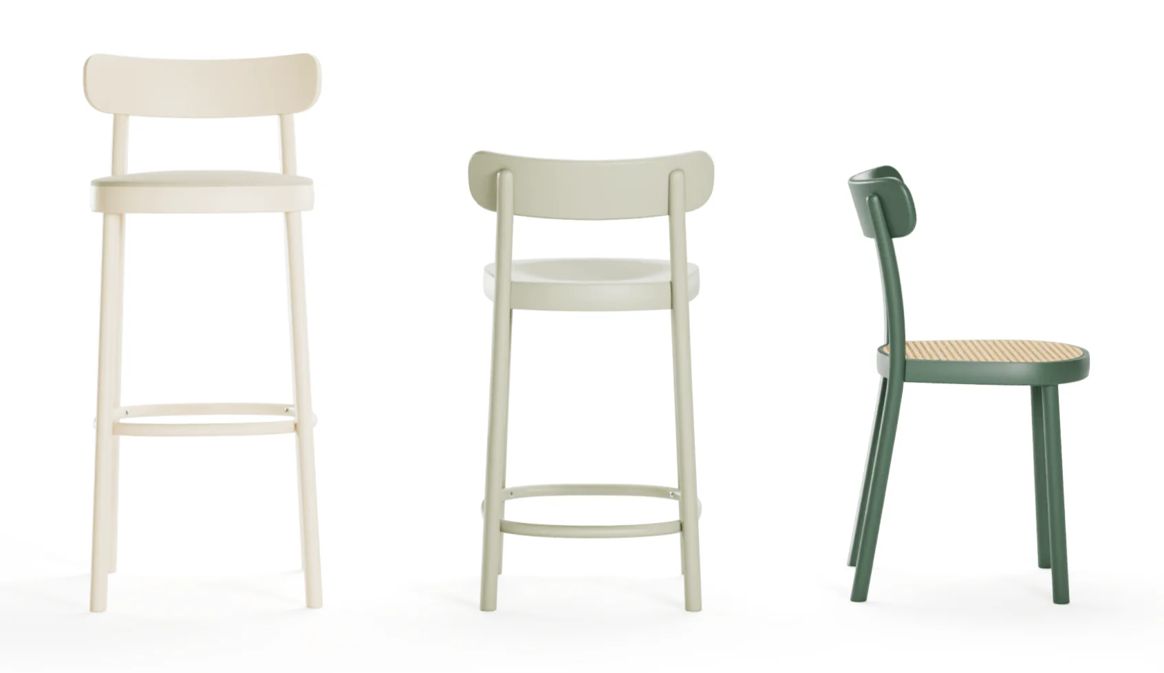 La Zitta Stool by Ton - Image 4