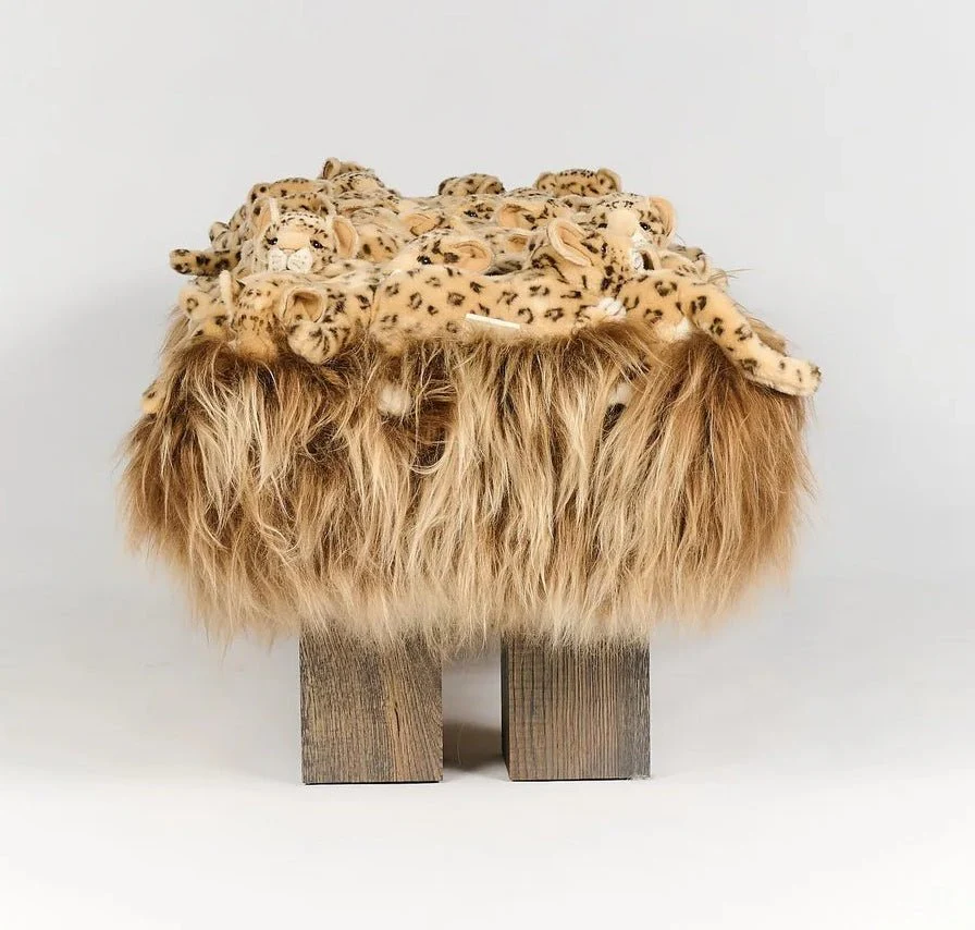 Leo Dark Wood Bench by AP Collection - Image 5