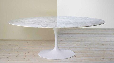 Eero Saarinen Dining Tulip Table - Oval Dining 48 x 86 Inch - Image 4