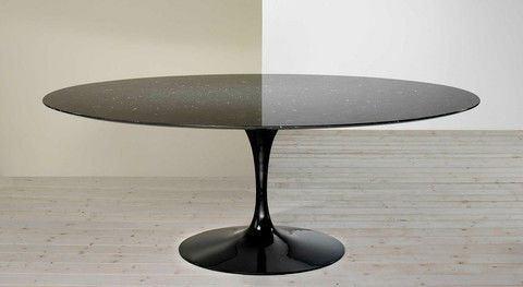 Eero Saarinen Dining Tulip Table - Oval Dining 48 x 86 Inch - Image 5