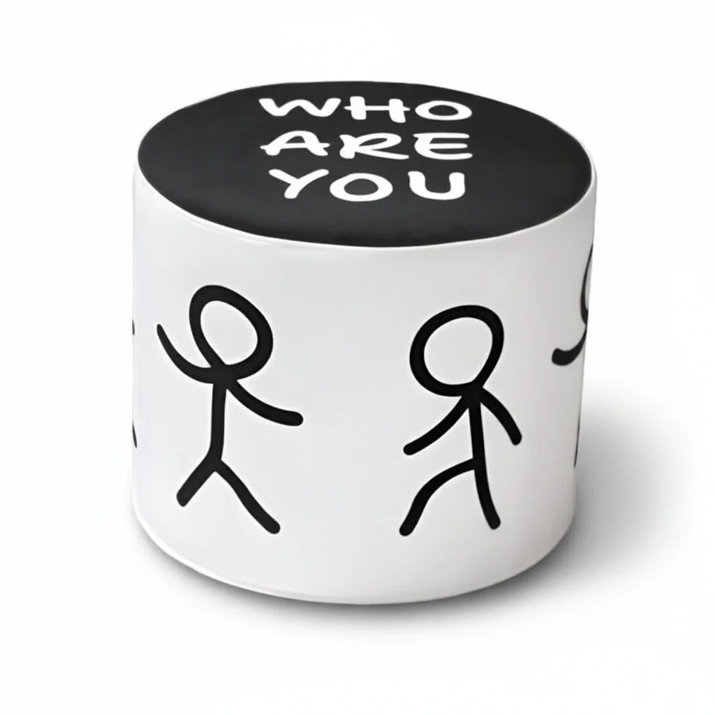 Who Are You S Pouf by Qeeboo