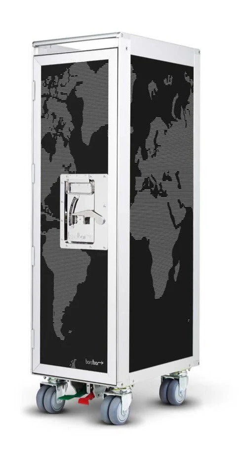 Worldmap Airplane Trolley by Bordbar - Image 3